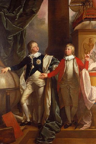 Benjamin West Prince Edward and William IV of the United Kingdom